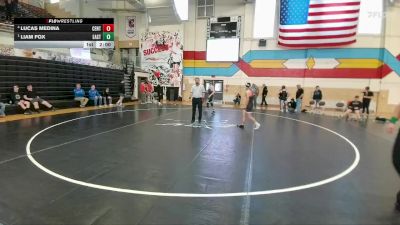 157 lbs Semifinal - Liam Fox, Cheyenne East vs Lucas Medina, Central