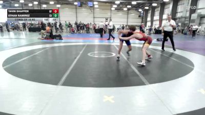 119 lbs Consi Of 16 #2 - Tavin Shaffer, NY vs Ethan Ramirez, CA