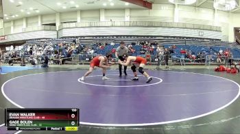 150 lbs Round 3 (6 Team) - Evan Walker, Dragon Wrestling Club vs Gage Bolen, Webo Wrestling Club