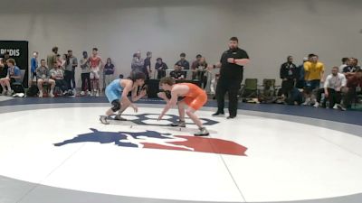 65 kg Cons. Rd Of 64 - Seth Aubin, Warrior Regional Training Center vs Daeton Johnson, Unattached