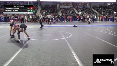 80 lbs 1st Place Match - Angelica Ponce, South Central Punisher vs Alexcia Duran, South Central Punisher