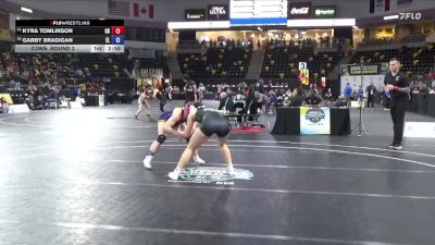 138 lbs Cons. Round 2 - Kyra Tomlinson, Greensboro College vs Gabby Bradigan, Elmira College