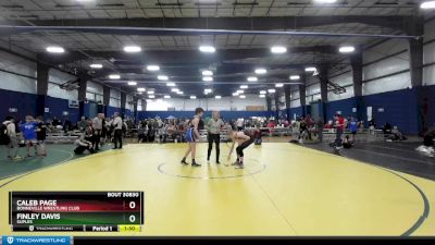 125 lbs Cons. Round 4 - Caleb Page, Bonneville Wrestling Club vs Finley Davis, Suples