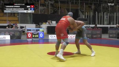 125kg Semifinal - Jorawar Dhinsa, Burnaby Mountain Wrestling Club vs Richard DesChatelets, Brock WC