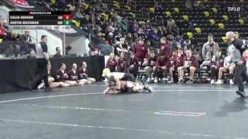 157 lbs Finals (1st & 3rd) - Austin Buckman, Independence vs Colin Sesker, Clarion-Goldfield-Dows