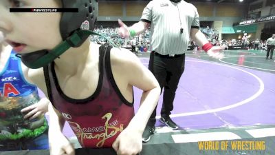 52 lbs Round Of 16 - Huntlee Holbrook, Simmons Academy Of Wrestling vs Hudson Anderson, Roseburg Mat Club