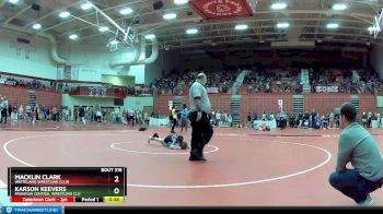 70 lbs Champ. Round 2 - Macklin Clark, Whiteland Wrestling Club vs Karson Keevers, Franklin Central Wrestling Clu