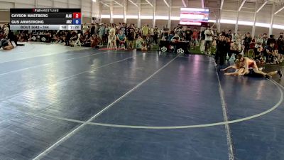 144 lbs Champ. Round 1 - Cayson Mastberg, Alaska vs Gus Armstrong, Arizona