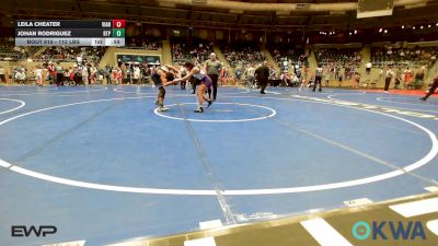 112 lbs Rr Rnd 2 - Leila Cheater, Vian Wrestling Club vs Johan Rodriguez, Tulsa Blue T Panthers