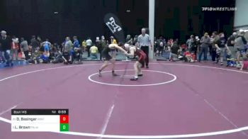 132 lbs Consolation - Declan Basinger, Northern York vs Logan Brown, Palmyra