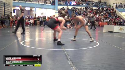 138 lbs Champ. Round 3 - Wade Williams, American Falls vs Dalin Wilkinson, Idaho Falls