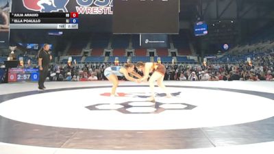 155 lbs Semis - Julia Araujo, North Dakota vs Ella Poalillo, New Jersey