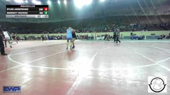 161 lbs 5th Place - Rylee Armstrong, Sand Springs Jr High vs Serenity Watson, Enid Junior High