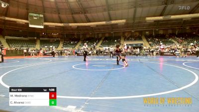 92 lbs Quarterfinal - Madelyn Medrano, Springdale Youth Wrestling Club vs Camila Alvarez, Cardinal Wrestling Club