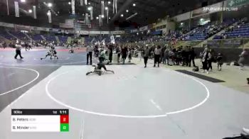 90 lbs Rr Rnd 1 - Braylon Peters, Sebolt Wr Ac vs Bode Minder, Governor Wrestling