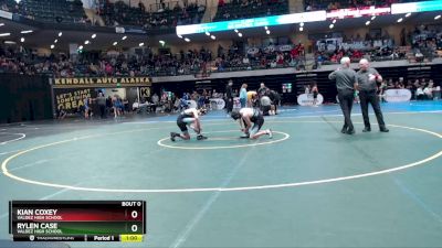 119 lbs Cons. Round 1 - Kian Coxey, Valdez High School vs Rylen Case, Valdez High School