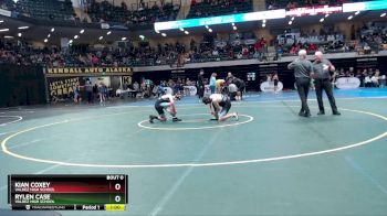 119 lbs Cons. Round 1 - Kian Coxey, Valdez High School vs Rylen Case, Valdez High School