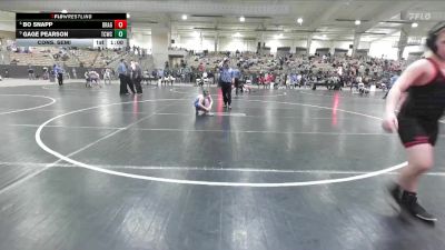 112 lbs Cons. Semi - Bo Snapp, Dragon Wrestling Club vs Gage Pearson, Blazer Wrestling Club