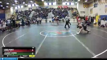 126 lbs Semifinals (8 Team) - Jose Perez, Palm Bay vs Johnny Dobbs, Jensen Beach