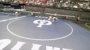 5A 125 lbs Semifinal - Kaelyn Alleman, Wasatch vs Riley Levin, Alta