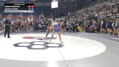 155 lbs Champ. Rd Of 64 - Amirah Abegesah, MD vs Maddie Cooper, CT