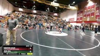 80 lbs Cons. Round 5 - Reid Hill, Wind River Middle School vs Weston Haun, Shoshoni Junior High School