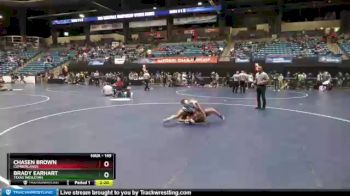 149 lbs Cons. Round 3 - Chasen Brown, Cumberlands vs Brady Earhart, Texas Wesleyan