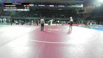 215 lbs Champ. Round 2 - Jacob Hughes, Ripon vs Angel Melgoza, Central Valley