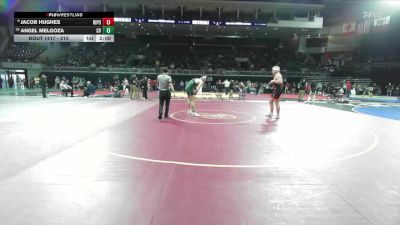 215 lbs Champ. Round 2 - Jacob Hughes, Ripon vs Angel Melgoza, Central Valley