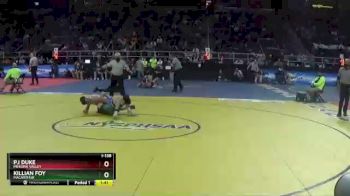 I-138 lbs Semifinal - PJ Duke, Minisink Valley vs Killian Foy, MacArthur