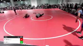 95 lbs Consi Of 4 - Aiden Garcia, Awa vs Orion Hill, Mad Dawg