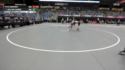 125 lbs Champ. Round 1 - 1 Ray Ray Harris, Doane vs Kyle Sieminski, Southern Oregon