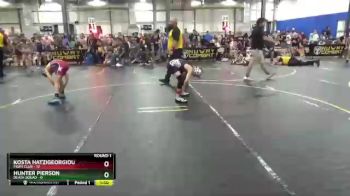 78 lbs Round 1 (6 Team) - Hunter Pierson, Death Squad vs Kosta Hatzigeorgiou, Fight Club