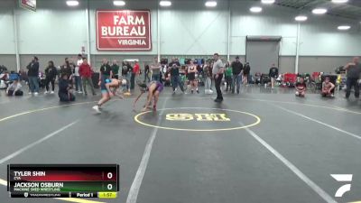 106 lbs Cons. Semi - Jackson Osburn, Machine Shed Wrestling vs Tyler Shin, CYA