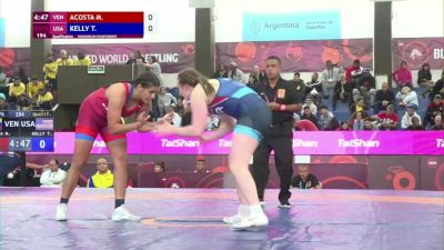 76 kg Qualification - Tristan Kelly, USA vs Maria Acosta, VEN