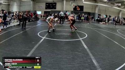 115 lbs Quarterfinal - Aiden Aquia, Outsiders vs Matteo Elizondo, MD Maniacs