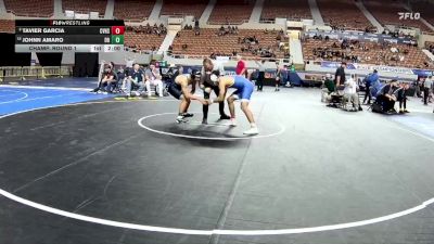 165-D2 Champ. Round 1 - Johnn Amaro, Deer Valley High School vs Tavier Garcia, Canyon View High School