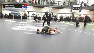 132 lbs Semifinal - Haley Proulx, Burnt Hills/Scotia/Ballston Spa vs Cristel Miguel, Amity