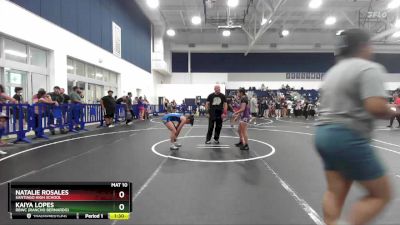 105 lbs Cons. Semi - Kaiya Lopes, RBWC (Rancho Bernardo) vs Natalie Rosales, Santiago High School