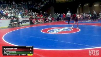 6A-120 lbs Semifinal - Alexander Tabb, Lee County vs Clayton Hicks, Brunswick