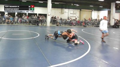 112 lbs Round Of 32 - Tony Mohwish III, WV vs Christian Bushy, OH