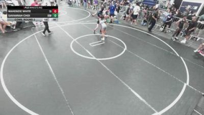 110 lbs Cons. Round 2 - Savannah Choi, Rancho Bernardo WC vs Makenzie White, Trabuco Hills