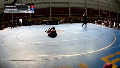 113 lbs Cons. Round 2 - Chase Hager, Utah vs Ethan Duenas, California