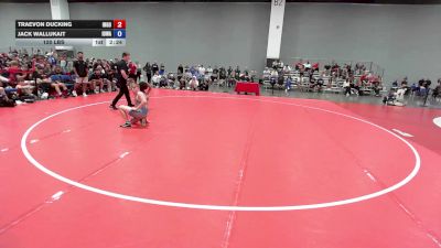120 lbs Traevon Ducking, Team Indiana Gold vs Jack Wallukait, Iowa