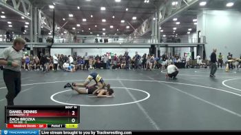 98 lbs Round 3 (10 Team) - Daniel Dennis, Luchadores vs ZACH BROZKA, South Side
