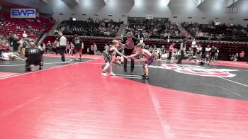 52 lbs Quarterfinal - Parks Greenwood, Mannford Pirate Youth Wrestling vs River Herron, Collinsville Cardinal Youth Wrestling