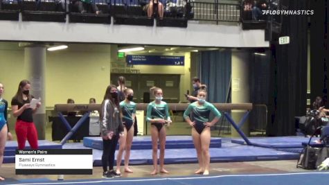 Sami Ernst - Women's Pairs, Flyaways Gymnastics - 2021 Women's Xcel Region 4 Championships