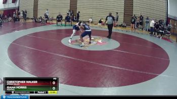 132 lbs Cons. Round 4 - Isaiah Morris, Foothill vs Christopher Walker, Spring Valley