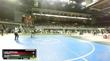 106 lbs Quarterfinal - Alex Portugal, Elk Grove vs Elijah Almarinez, Vacaville