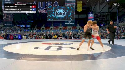 165 lbs Cons. Sub-rd Of 64 - Luke Sincock, WA vs Grayson Fabrycki, OR